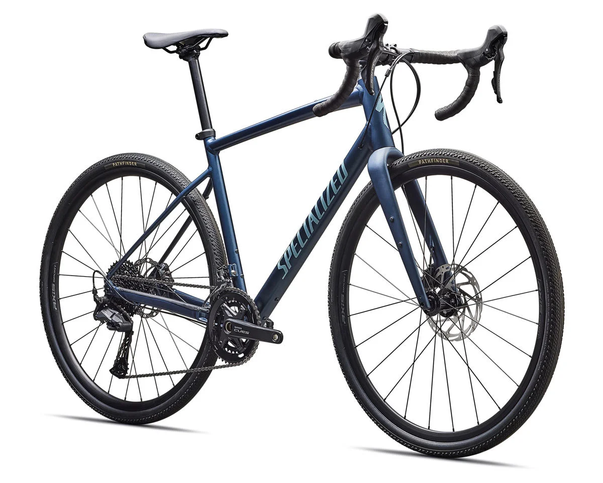 Specialized Diverge E5 Gravel Bike (Satin Cast Blue Metallic/Sea Foam) (54cm) (Shimano CUES) - view 2